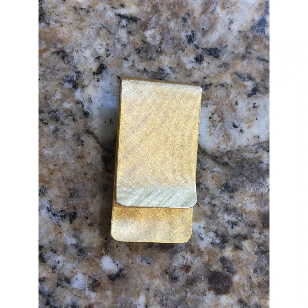 Vintage VTG Gold Plated Golf Bob Hope Memorabilia Collectible Money Clip‎